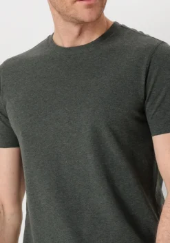 donkergroene profuomo t-shirt t-shirt crew neck ss