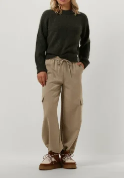 donkergroene second female trui brookline knit new o-neck