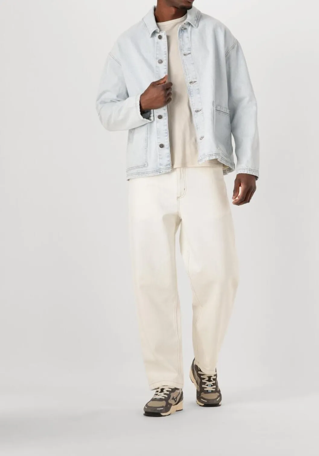 ecru american vintage straight leg jeans jozastreet