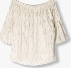 ecru bruuns bazaar top carlis blouse
