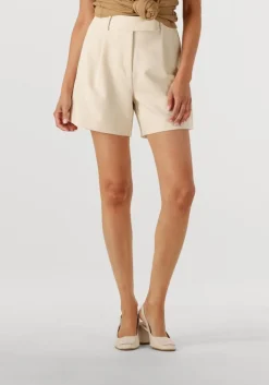 ecru co'couture korte broek volacc crop pleat shorts