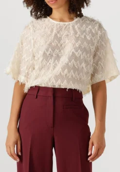 ecru co'couture top triangle blouse