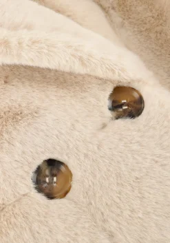 ecru ibana faux fur jas camille