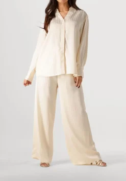 ecru ibana wijde broek paline