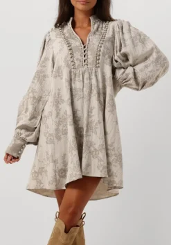 ecru mes demoiselles mini jurk ela