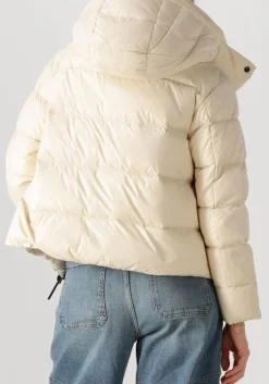 ecru peuterey gewatteerde jas kenid