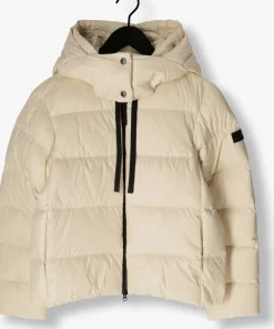 ecru peuterey gewatteerde jas kenid