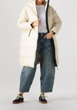 ecru peuterey gewatteerde jas selectric lks 01