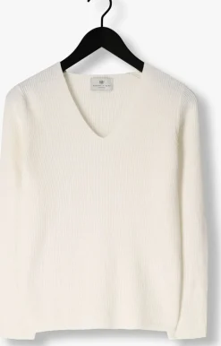 ecru resort finest trui v-neck rib knit
