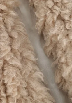 ecru ruby tuesday gilet chrissie fake fur long gilet