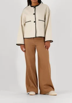 ecru ruby tuesday jack isac jacket with hand embroidery