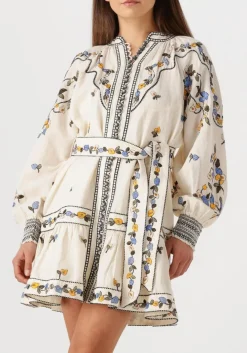 ecru scarlett poppies mini jurk fiucci short dress