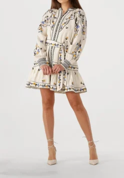 ecru scarlett poppies mini jurk fiucci short dress