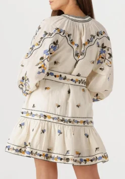 ecru scarlett poppies mini jurk fiucci short dress