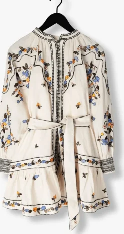 ecru scarlett poppies mini jurk fiucci short dress