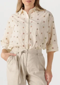 ecru summum blouses 3/4 sleeve blouse top linen