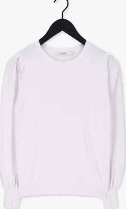 ecru summum sweater puffy sleeve sweater basic knit