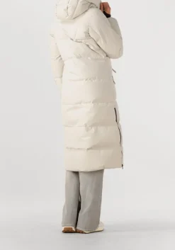 ecru woolrich gewatteerde jas gtx coat