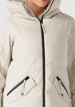 ecru woolrich gewatteerde jas gtx coat