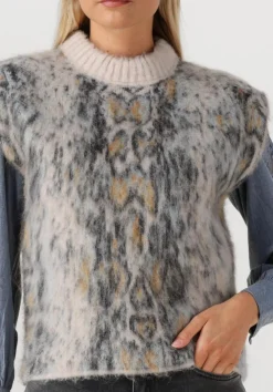 forte forte plumes de python alpaca jacquard vest