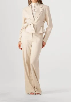 gebroken wit aaiko blazer mae stripe vis 526