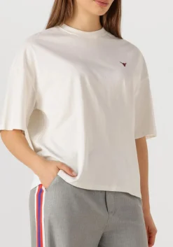 gebroken wit alix the label t-shirt back logo t-shirt