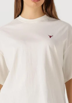 gebroken wit alix the label t-shirt back logo t-shirt