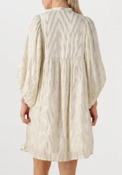 gebroken wit bruuns bazaar midi jurk sarina dress