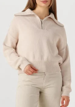 gebroken wit closed vest cropped troyer