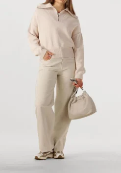 gebroken wit closed vest cropped troyer