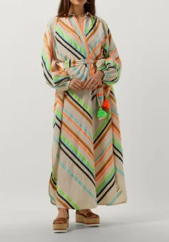 gebroken wit devotion maxi jurk opsianos