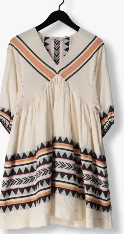 gebroken wit devotion mini jurk lindos