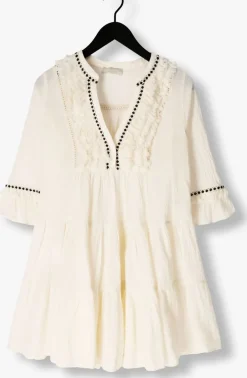 gebroken wit devotion mini jurk efisto