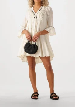 gebroken wit devotion mini jurk efisto