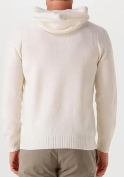 gebroken wit gran sasso trui pull hood