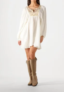 gebroken wit greek archaic kori mini jurk 330432