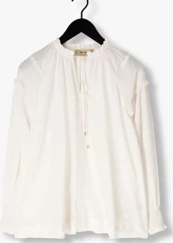 gebroken wit mos mosh blouses mmmarb sansa emb blouse