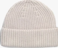 gebroken wit profuomo muts hat wool nylon