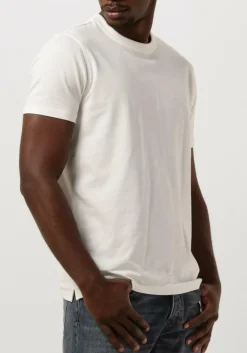 gebroken wit profuomo t-shirt t-shirt short sleeve jersey