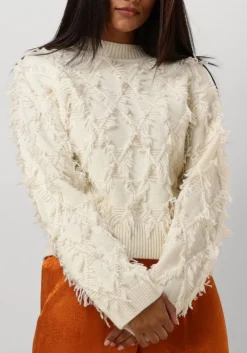 gebroken wit second female trui carli knit o-neck