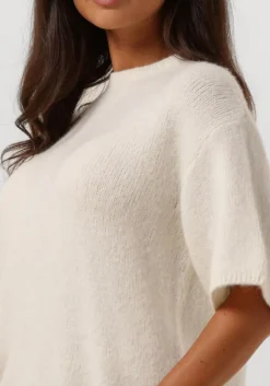 gebroken wit second female trui wanda knit o-neck