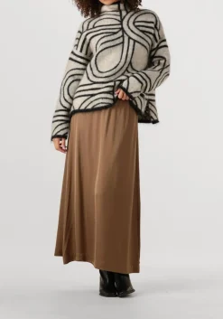 gebroken wit second female trui signa knit t-neck