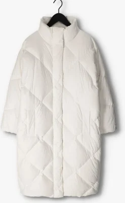 gebroken wit stand studio gewatteerde jas anissa coat