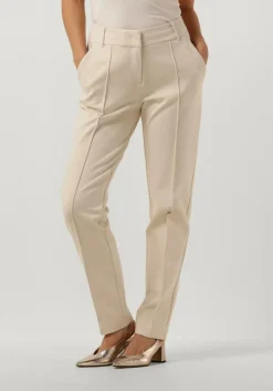 gebroken wit summum flared broek trousers punto milano