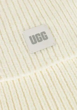 gebroken wit ugg sjaal chunky rib scarf
