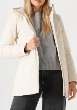 gebroken wit woolrich jack firth down parka