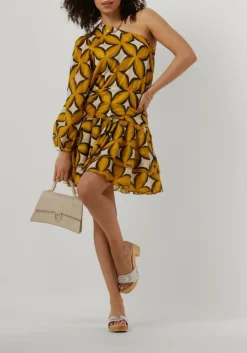 gele amaya amsterdam mini jurk cherry dress