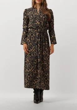 gele dea kudibal midi jurk yanna