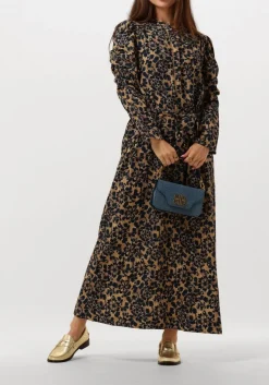 gele dea kudibal midi jurk yanna