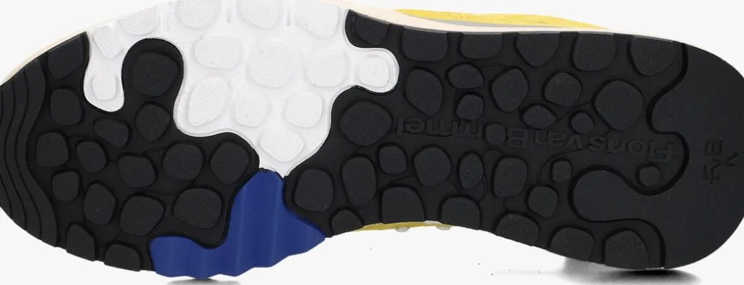 gele floris van bommel lage sneakers sfm-10154 de treener